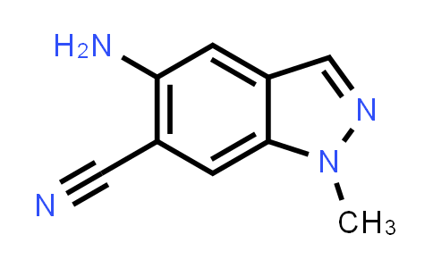 CAS No. 2091970-37-3, 1H-Indazole-6-carbonitrile, 5-amino-1-methyl-