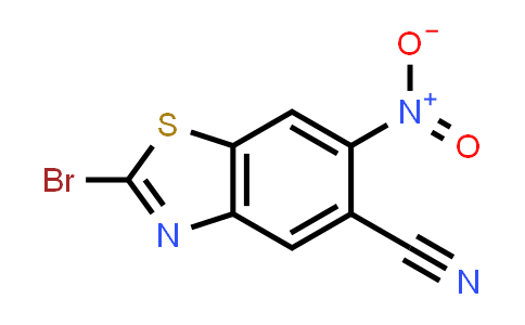 CAS No. 2092033-09-3, 5-Benzothiazolecarbonitrile, 2-bromo-6-nitro-