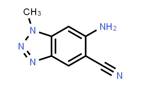 CAS No. 2092037-36-8, 1H-Benzotriazole-5-carbonitrile, 6-amino-1-methyl-