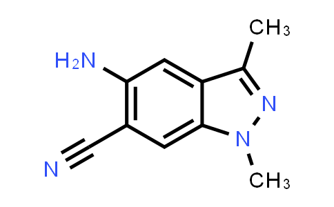 CAS No. 2092095-17-3, 1H-Indazole-6-carbonitrile, 5-amino-1,3-dimethyl-