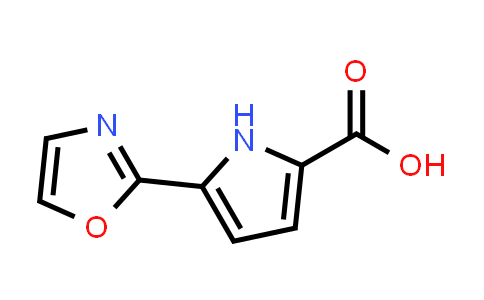 CAS No. 2092104-01-1, 5-(Oxazol-2-yl)-1H-pyrrole-2-carboxylic acid