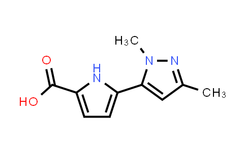 CAS No. 2092233-02-6, 5-(1,3-Dimethyl-1H-pyrazol-5-yl)-1H-pyrrole-2-carboxylic acid