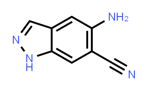 CAS No. 2092395-80-5, 1H-Indazole-6-carbonitrile, 5-amino-