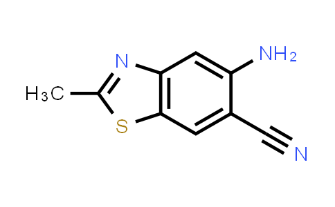 CAS No. 2092719-86-1, 6-Benzothiazolecarbonitrile, 5-amino-2-methyl-