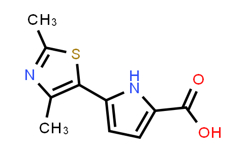CAS No. 2092731-26-3, 5-(2,4-dimethylthiazol-5-yl)-1H-pyrrole-2-carboxylic acid