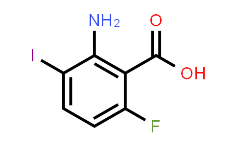 CAS No. 2092769-85-0, 2-Amino-6-fluoro-3-iodobenzoic acid