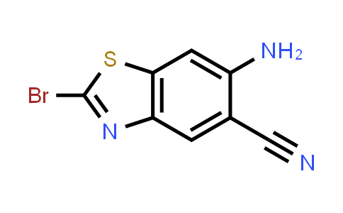 CAS No. 2092798-51-9, 5-Benzothiazolecarbonitrile, 6-amino-2-bromo-