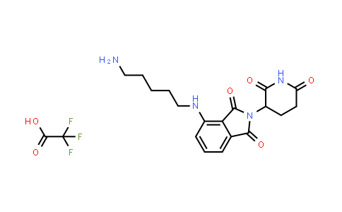 CAS No. 2093386-40-2, 4-((5-Aminopentyl)amino)-2-(2,6-dioxopiperidin-3-yl)isoindoline-1,3-dione 2,2,2-trifluoroacetate