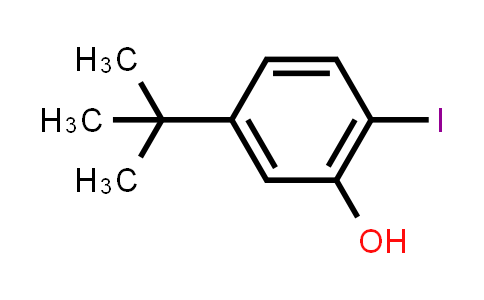 CAS No. 20942-70-5, 5-(tert-Butyl)-2-iodophenol
