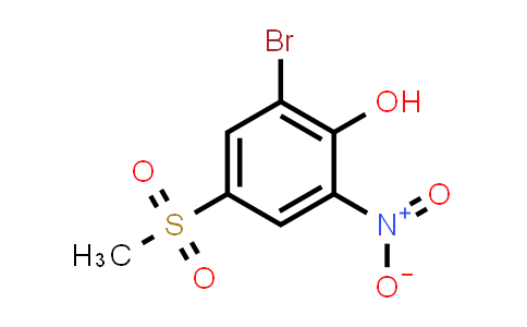 CAS No. 20951-41-1, 2-Bromo-4-(methylsulfonyl)-6-nitrophenol