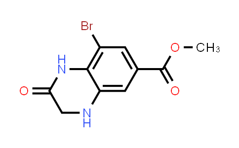 CAS No. 2095181-32-9, Methyl 8-bromo-2-oxo-1,2,3,4-tetrahydroquinoxaline-6-carboxylate