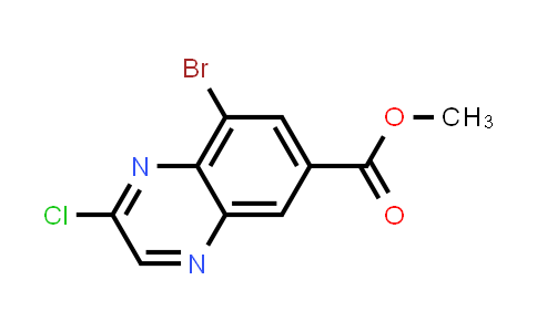 CAS No. 2095181-33-0, Methyl 8-bromo-2-chloroquinoxaline-6-carboxylate