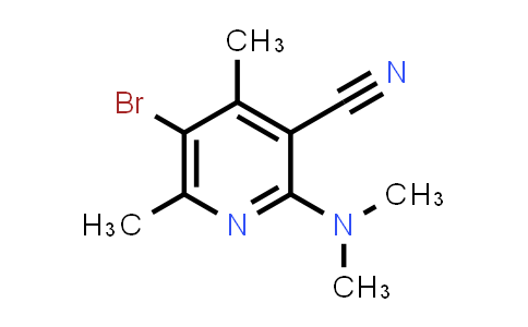 CAS No. 2095409-83-7, 5-Bromo-2-(dimethylamino)-4,6-dimethylpyridine-3-carbonitrile