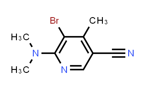 CAS No. 2095410-05-0, 5-Bromo-6-(dimethylamino)-4-methylpyridine-3-carbonitrile