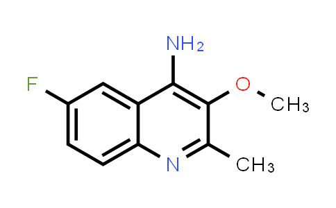 CAS No. 2095410-09-4, 6-Fluoro-3-methoxy-2-methylquinolin-4-amine