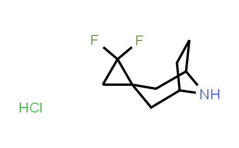 CAS No. 2095410-82-3, 2',2'-Difluoro-8-azaspiro[bicyclo[3.2.1]octane-3,1'-cyclopropane] hydrochloride