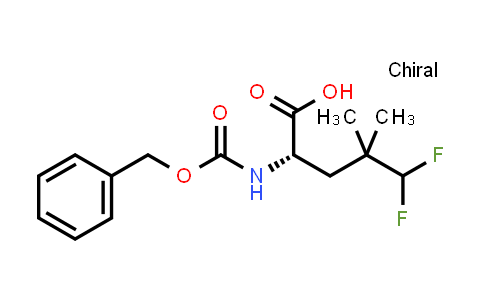 CAS No. 2095888-55-2, (S)-2-(((Benzyloxy)carbonyl)amino)-5,5-difluoro-4,4-dimethylpentanoic acid