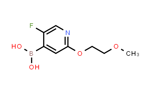 CAS No. 2096341-69-2, (5-Fluoro-2-(2-methoxyethoxy)pyridin-4-yl)boronic acid