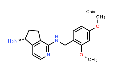 CAS No. 2096419-43-9, (R)-N1-(2,4-Dimethoxybenzyl)-6,7-dihydro-5H-cyclopenta[c]pyridine-1,5-diamine