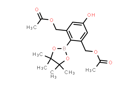 CAS No. 2096470-01-6, (5-Hydroxy-2-(4,4,5,5-tetramethyl-1,3,2-dioxaborolan-2-yl)-1,3-phenylene)bis(methylene) diacetate