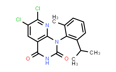 CAS No. 2096992-01-5, 6,7-Dichloro-1-(2-isopropyl-6-methylphenyl)pyrido[2,3-d]pyrimidine-2,4(1H,3H)-dione