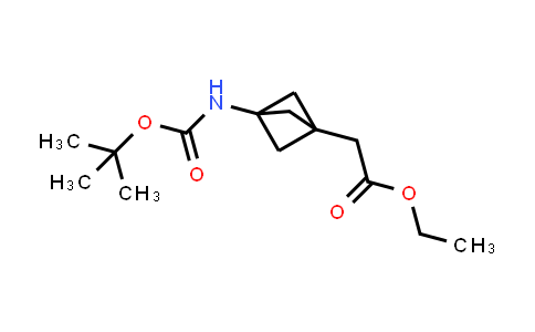 CAS No. 2096992-05-9, Ethyl 2-(3-((tert-Butoxycarbonyl)amino)bicyclo[1.1.1]pentan-1-yl)acetate