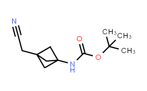CAS No. 2096992-22-0, tert-Butyl (3-(cyanomethyl)bicyclo[1.1.1]pentan-1-yl)carbamate