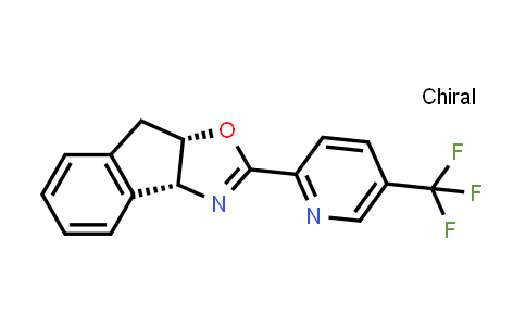 CAS No. 2097333-76-9, (3aR,8aS)-2-(5-(Trifluoromethyl)pyridin-2-yl)-8,8a-dihydro-3aH-indeno[1,2-d]oxazole