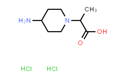 CAS No. 2097865-09-1, 2-(4-Aminopiperidin-1-yl)propanoic acid dihydrochloride