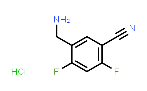 CAS No. 2097912-81-5, 5-(Aminomethyl)-2,4-difluorobenzonitrile hydrochloride