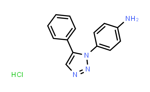 CAS No. 2097918-59-5, 4-(5-Phenyl-1H-1,2,3-triazol-1-yl)aniline hydrochloride