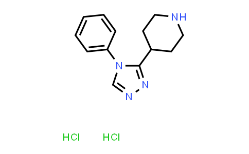 CAS No. 2097932-41-5, 4-(4-Phenyl-4H-1,2,4-triazol-3-yl)piperidine dihydrochloride