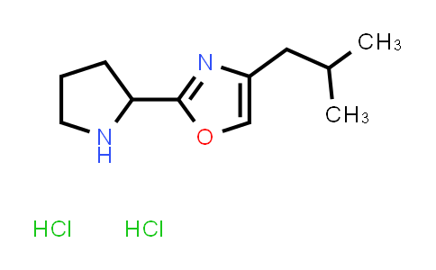 CAS No. 2097932-71-1, 4-(2-Methylpropyl)-2-(pyrrolidin-2-yl)-1,3-oxazole dihydrochloride
