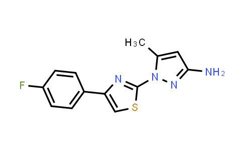 CAS No. 2097935-96-9, 1-[4-(4-Fluorophenyl)-1,3-thiazol-2-yl]-5-methyl-1H-pyrazol-3-amine