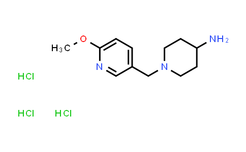 CAS No. 2097936-19-9, 1-[(6-Methoxypyridin-3-yl)methyl]piperidin-4-amine trihydrochloride