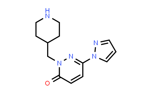 CAS No. 2097936-25-7, 2-[(Piperidin-4-yl)methyl]-6-(1H-pyrazol-1-yl)-2,3-dihydropyridazin-3-one