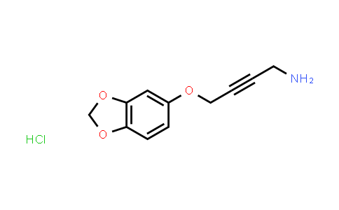 CAS No. 2097936-31-5, 4-(2H-1,3-Benzodioxol-5-yloxy)but-2-yn-1-amine hydrochloride