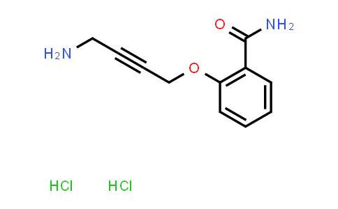 CAS No. 2097936-33-7, 2-[(4-Aminobut-2-yn-1-yl)oxy]benzamide dihydrochloride
