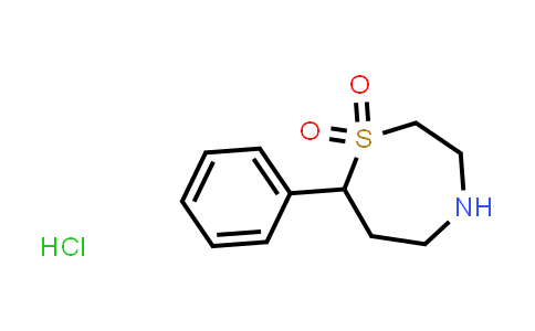 CAS No. 2097936-35-9, 7-Phenyl-1,4-thiazepane-1,1-dioxide hydrochloride