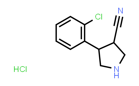 CAS No. 2097936-45-1, 4-(2-Chlorophenyl)pyrrolidine-3-carbonitrile hydrochloride