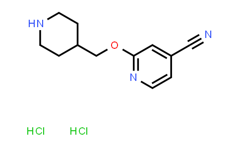 CAS No. 2097936-58-6, 2-[(Piperidin-4-yl)methoxy]pyridine-4-carbonitrile dihydrochloride