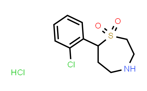 CAS No. 2097936-65-5, 7-(2-Chlorophenyl)-1,4-thiazepane-1,1-dioxide hydrochloride