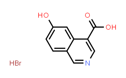 CAS No. 2097936-69-9, 6-Hydroxyisoquinoline-4-carboxylic acid hydrobromide