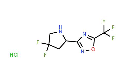 MC539524 | 2097937-22-7 | 3-(4,4-Difluoropyrrolidin-2-yl)-5-(trifluoromethyl)-1,2,4-oxadiazole hydrochloride