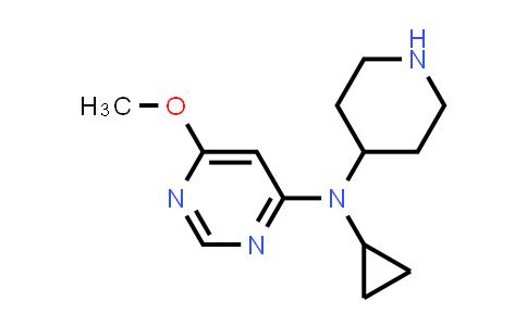 CAS No. 2097937-35-2, N-Cyclopropyl-6-methoxy-N-(piperidin-4-yl)pyrimidin-4-amine