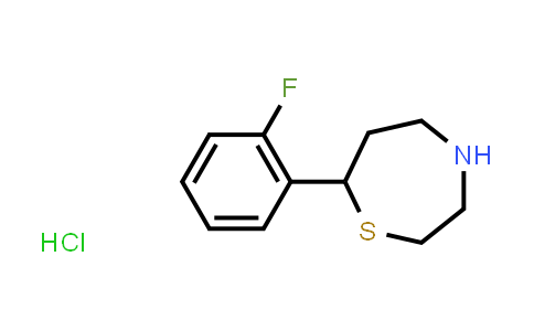 CAS No. 2097937-48-7, 7-(2-Fluorophenyl)-1,4-thiazepane hydrochloride