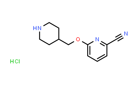 CAS No. 2097937-50-1, 6-[(Piperidin-4-yl)methoxy]pyridine-2-carbonitrile hydrochloride