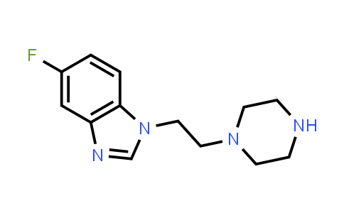 CAS No. 2097937-55-6, 5-Fluoro-1-(2-(piperazin-1-yl)ethyl)-1H-benzo[d]imidazole