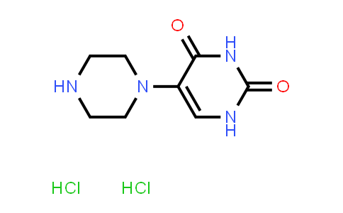 CAS No. 2097937-56-7, 5-(Piperazin-1-yl)-1,2,3,4-tetrahydropyrimidine-2,4-dione dihydrochloride