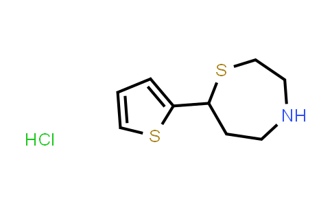 CAS No. 2097937-67-0, 7-(Thiophen-2-yl)-1,4-thiazepane hydrochloride